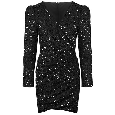 JAIMY Saint Tropez  sequin dress black