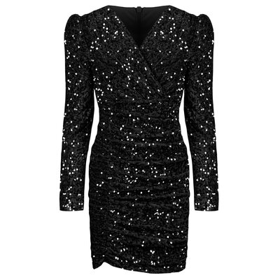 JAIMY Lucia sequin dress black