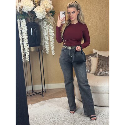 JAIMY Anna wide leg jeans grey