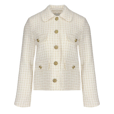 JAIMY Donna tweed blazer creme