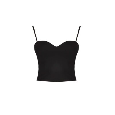JAIMY Iris travel crop top black