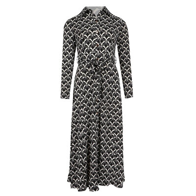 JAIMY Marina printed travel dress black