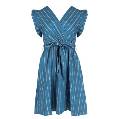 JAIMY Carlijn A-line printed dress light blue