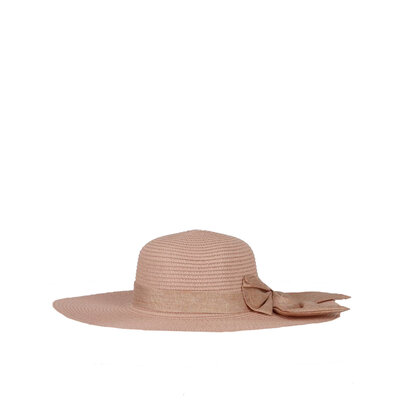 JAIMY Hailey bow detail sun hat pink