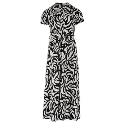 JAIMY Blair short sleeve travel dress black