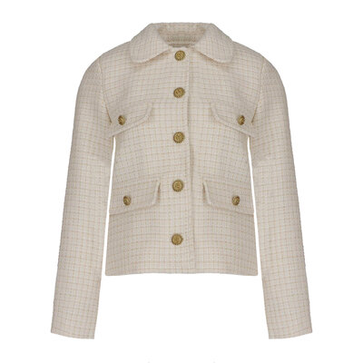 JAIMY Lisa-Marie tweed blazer creme