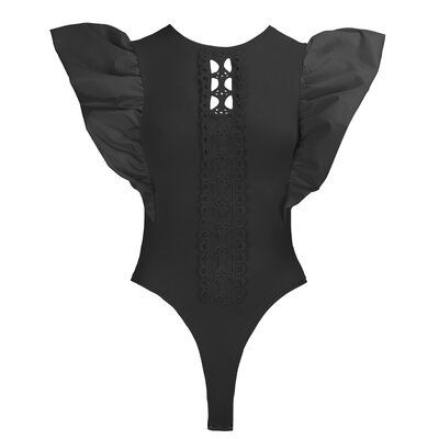 JAIMY Emery crochet body black
