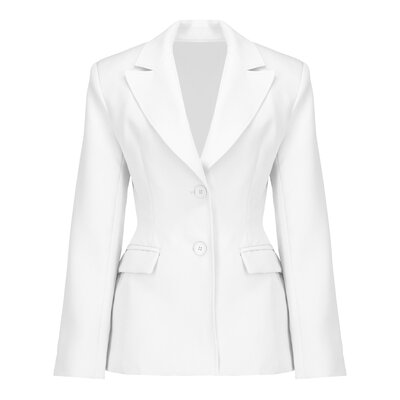 JAIMY Lourdes fitted blazer white