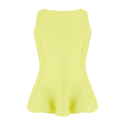JAIMY Lois peplum top yellow