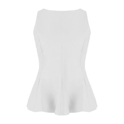 JAIMY Lois peplum top white
