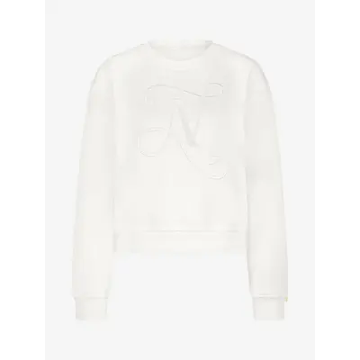 NIKKIE Swirl sweater star white