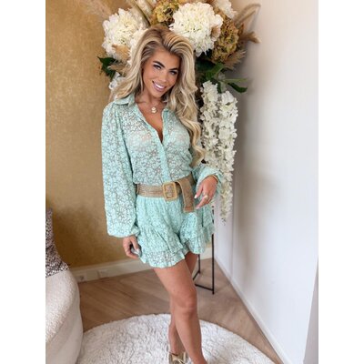 JAIMY Paulien lace skort green
