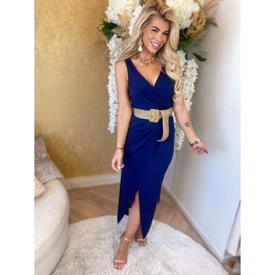 JAIMY Briar maxi travel dress navy