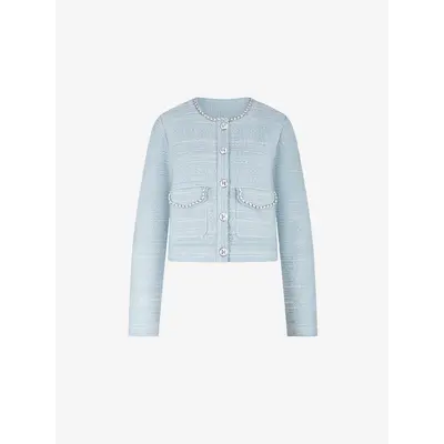 FIFTH HOUSE Josse cardigan blue fog