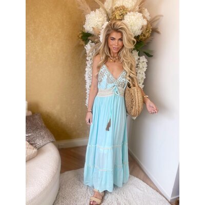 JAIMY Loki ibiza maxi dress light blue
