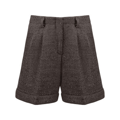 JAIMY Juliet tweed short brown
