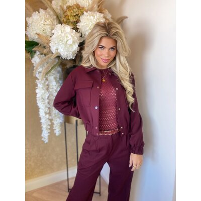 JAIMY Ruslin bomber bordeaux