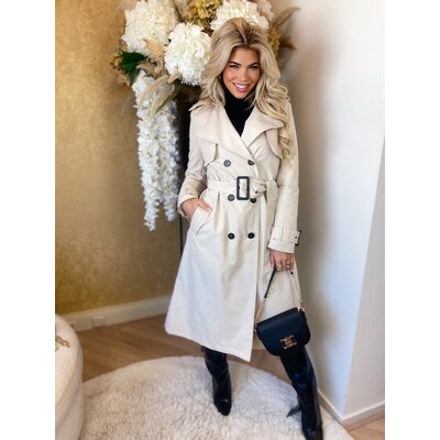 JAIMY Vilou trench coat beige