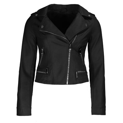 JAIMY Lyla leather jacket black