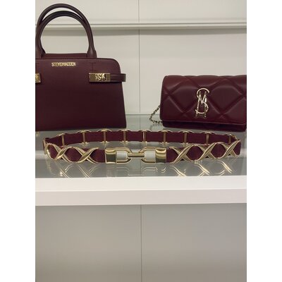 JAIMY Flora elastic belt bordeaux