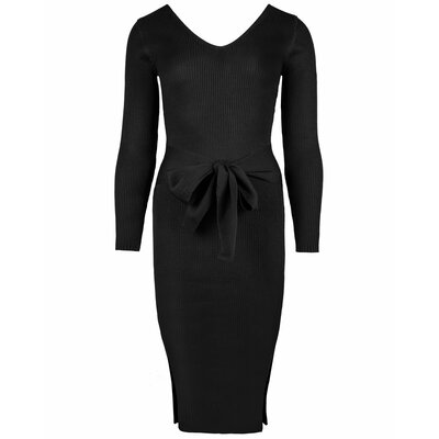 JAIMY Hunter knitwear dress black
