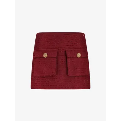 NIKKIE Loreda skort wine