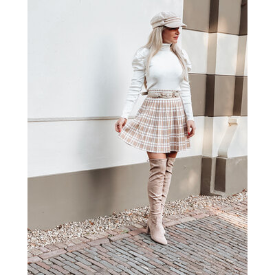 JAIMY Rose skirt crème/beige