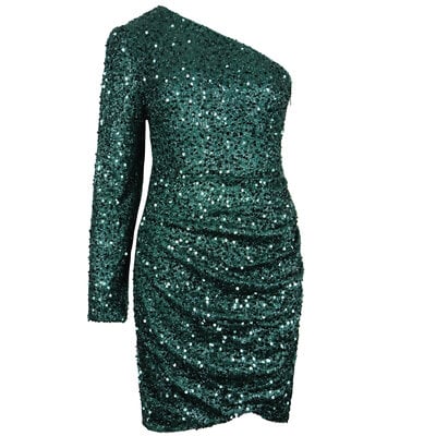 JAIMY Angel sequin dress emerald