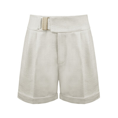 JAIMY Malia tweed short creme