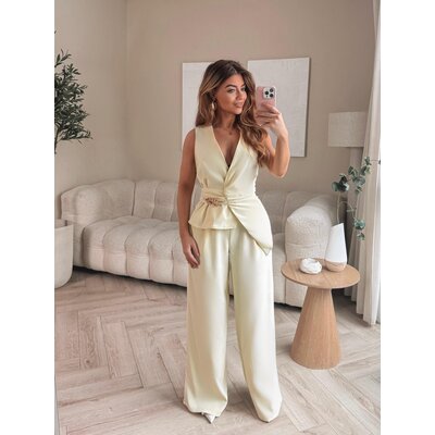 JAIMY Alice  top butter yellow