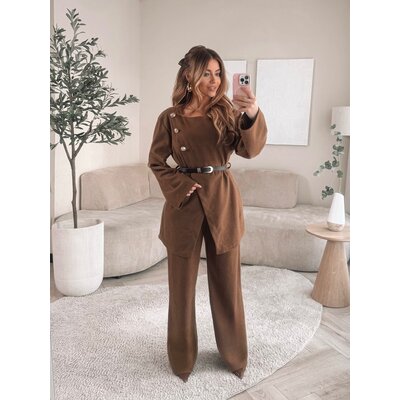 JAIMY Indy belted comfy set camel