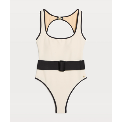 JOSH V Jasey swimsuit cream black