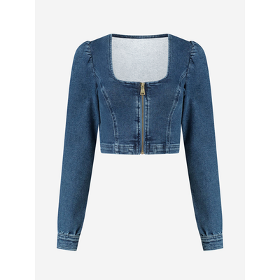 NIKKIE Bex top mid blue