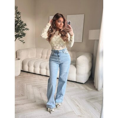 JAIMY Kiki golden detail jeans