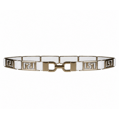 JAIMY Raya elastic belt white / gold