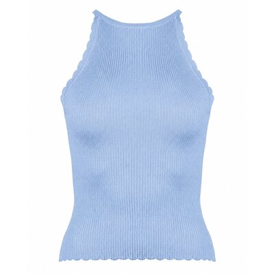 JAIMY Laura sparkle top light blue