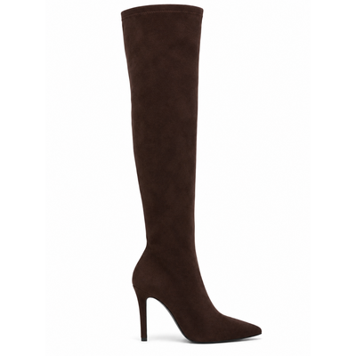 JAIMY Nine overknee boots chocolate