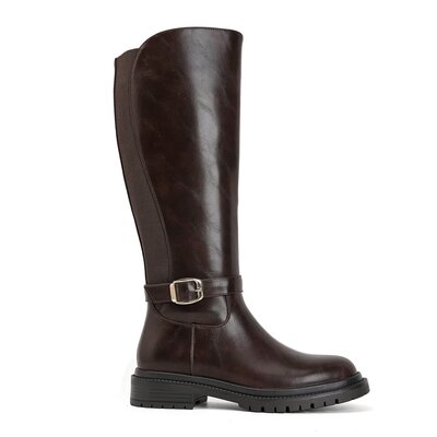JAIMY Loran buckle boots chocolate