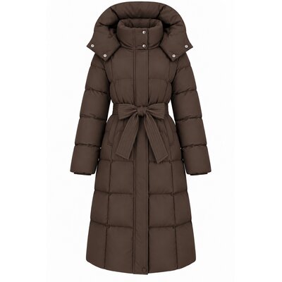 JAIMY Kelsey puffer jacket chocolate