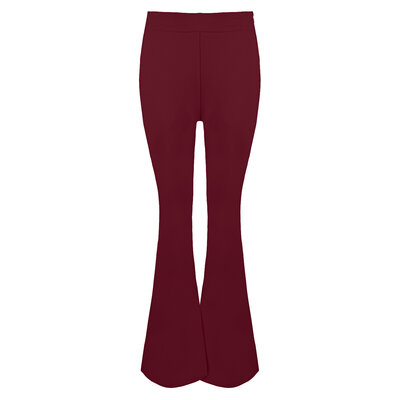 JAIMY Daisy flared pantalon bordeaux