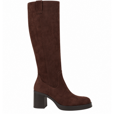 JAIMY Elena suede boots chocolate