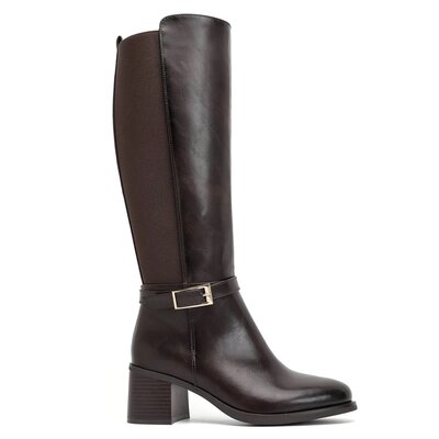 JAIMY Amore buckle boots chocolate