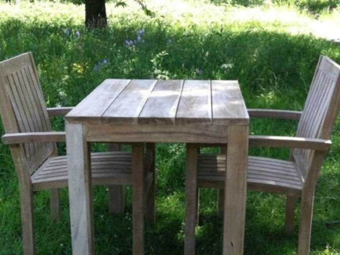 Teak tuintafel Napoli 70x95cm