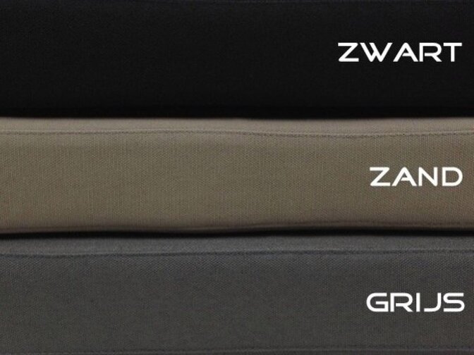 Kussen voor stapelstoel Lucca - Zwart