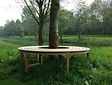 Teak boombank zonder rugleuning 170cm