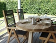 Teak tuinstoel Genova Batyline Zwart