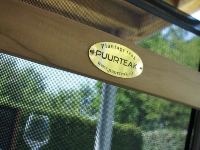 Teak tuinstoel Genova Batyline Zwart