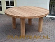 Teak tuintafel Napoli 155cm rond