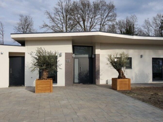 Teakhouten Bloembak 90x90x70cm