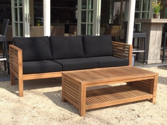 Grap Druipend Variant Teak Loungetafel Palermo | Luxe Loungemeubelen van Puurteak.nl - Puurteak  Meubelen